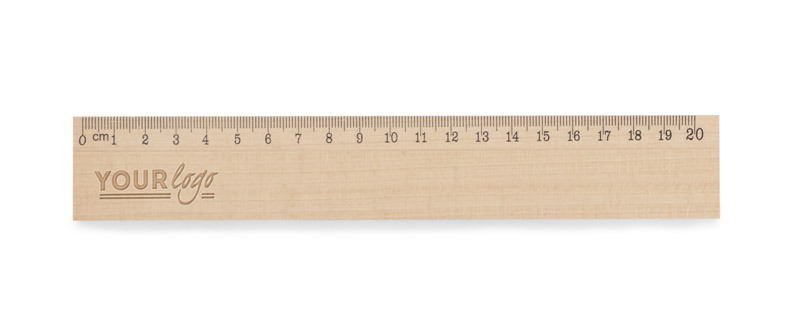 Linijka drewniana 20 cm DALJO P056290A