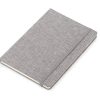 Notes z recyklingowanej bawełny BIVELLO A5 P067274A popielaty Notes z recyklingowanej bawełny BIVELLO A5 P067274A popielaty