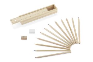 Piórnik z kredkami 12 szt. KRASI P002843A AS-19804