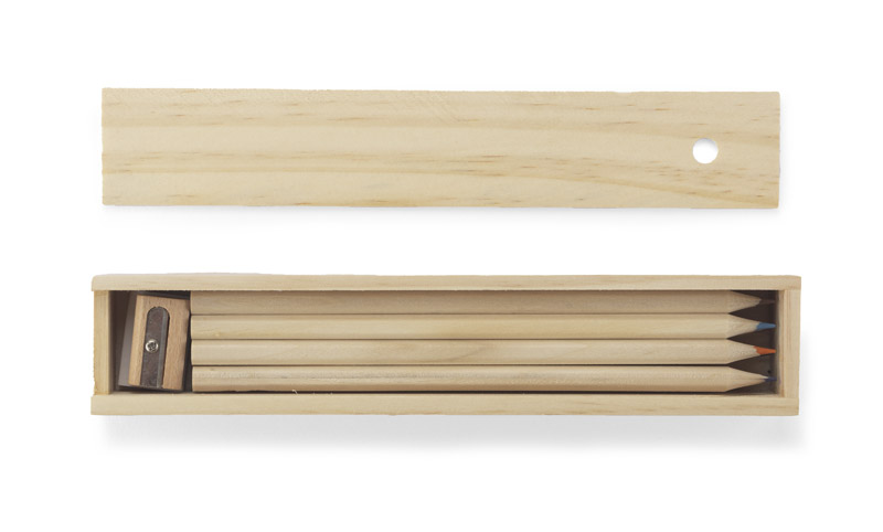 Piórnik z kredkami 12 szt. KRASI P002843A