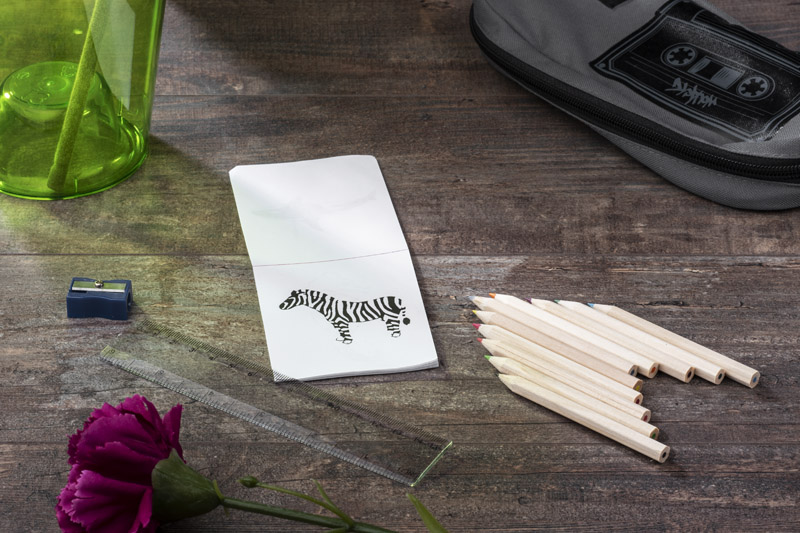 Kredki z kolorowanką DECOR P002844A 3 Kredki z kolorowanką DECOR P002844A