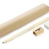 Komplet EKO (ołówek, gumka, temperówka) P002850A