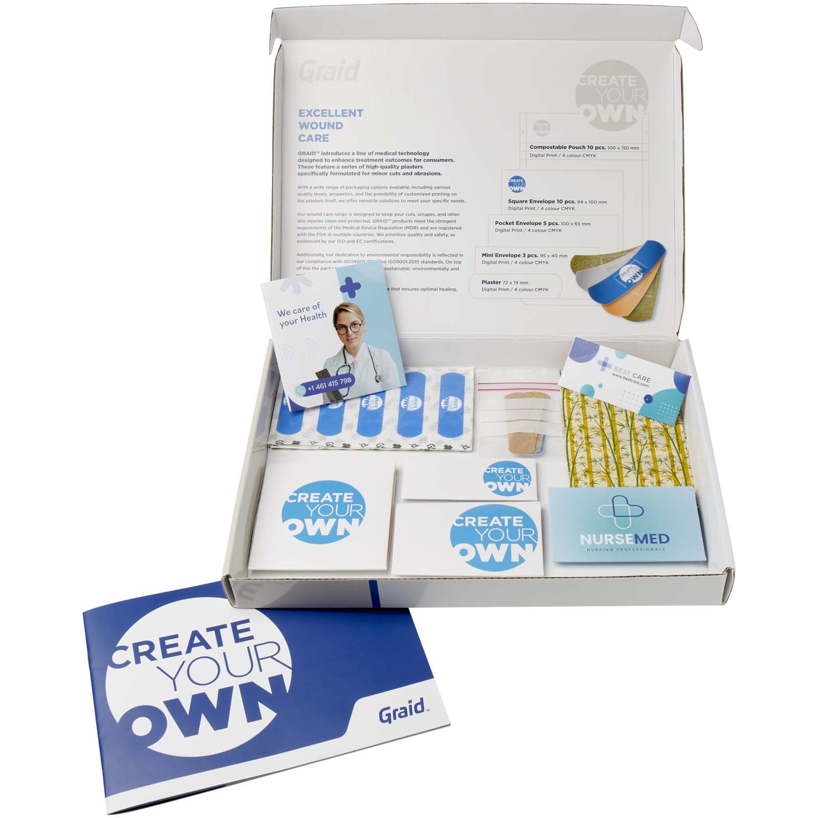 Zestaw próbek z plastrami P077302C