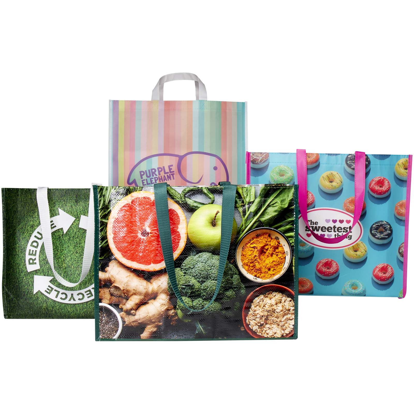 Pudełko z laminowanymi torbami na zakupy P101277C