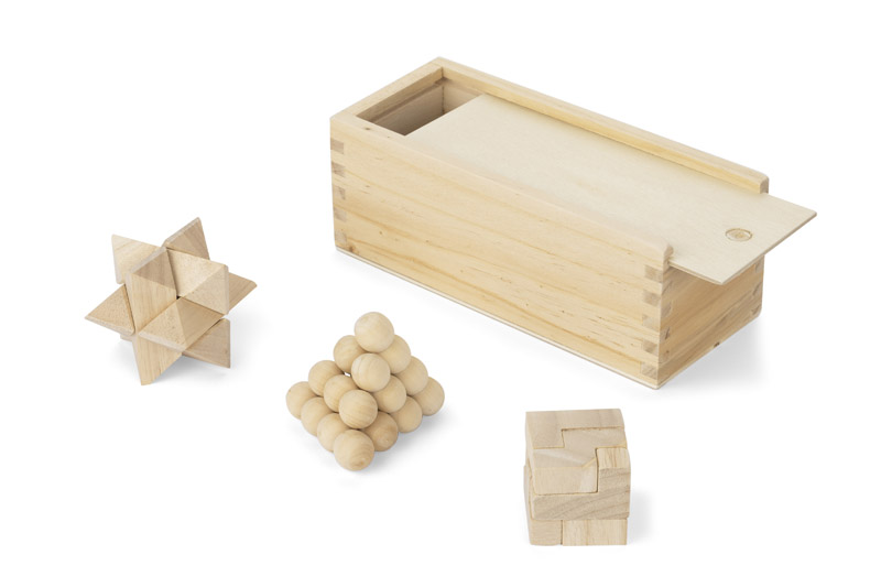 Zestaw trzech układanek TRICKY P002893A AS-20089