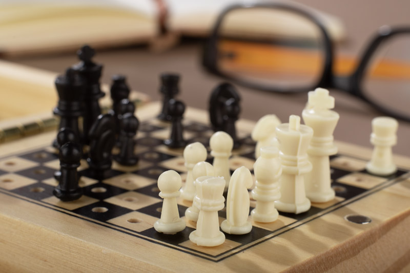 Szachy drewniane ILDE P101590A