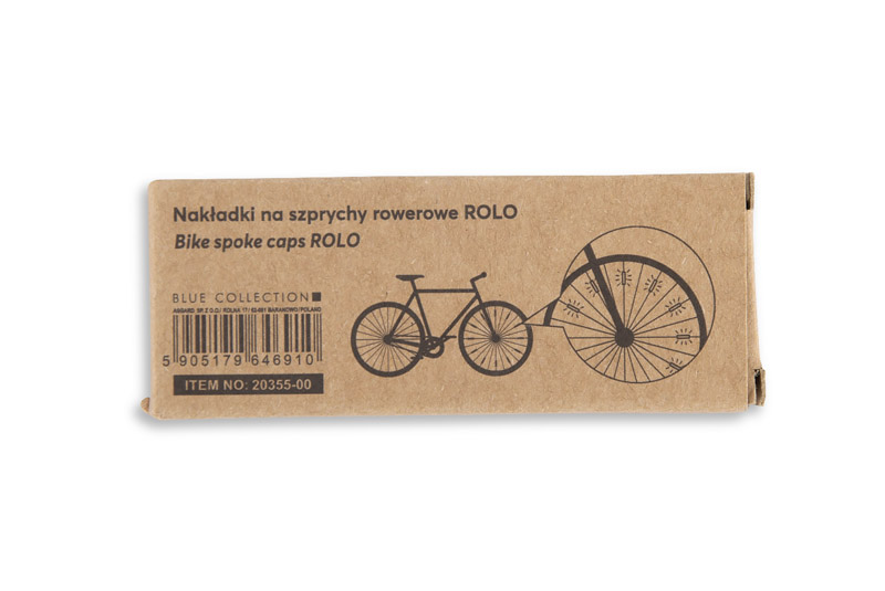 Nakładki na szprychy rowerowe ROLO P101594A
