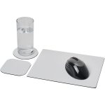 Podkładka pod mysz Brite-Mat® w zestawie z podkładkami pod kubek combo 1 P069456C