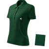 Koszulka polo damska Cotton P026103F dark green