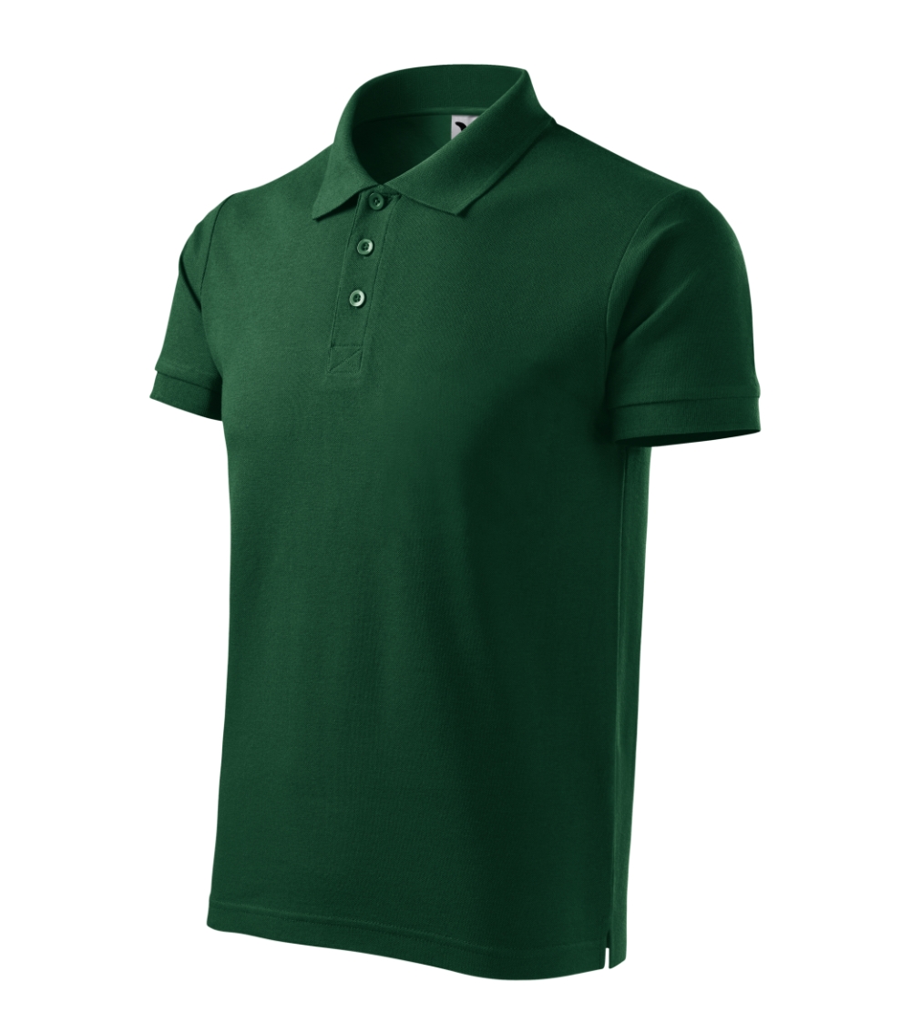 Koszulka polo męska Cotton Heavy P024091F dark green