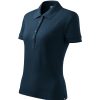 Koszulka polo damska Cotton Heavy P027000F granatowy