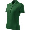 Koszulka polo damska Cotton Heavy P027000F zieleń butelkowa