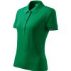 Koszulka polo damska Cotton Heavy P027000F zieleń trawy
