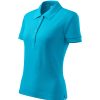 Koszulka polo damska Cotton Heavy P027000F turkus