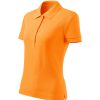 Koszulka polo damska Cotton Heavy P027000F mandarynkowy