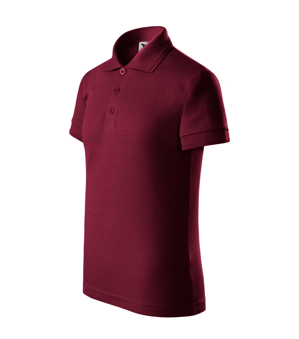 Koszulka polo dziecięca Pique Polo P027509F garnet