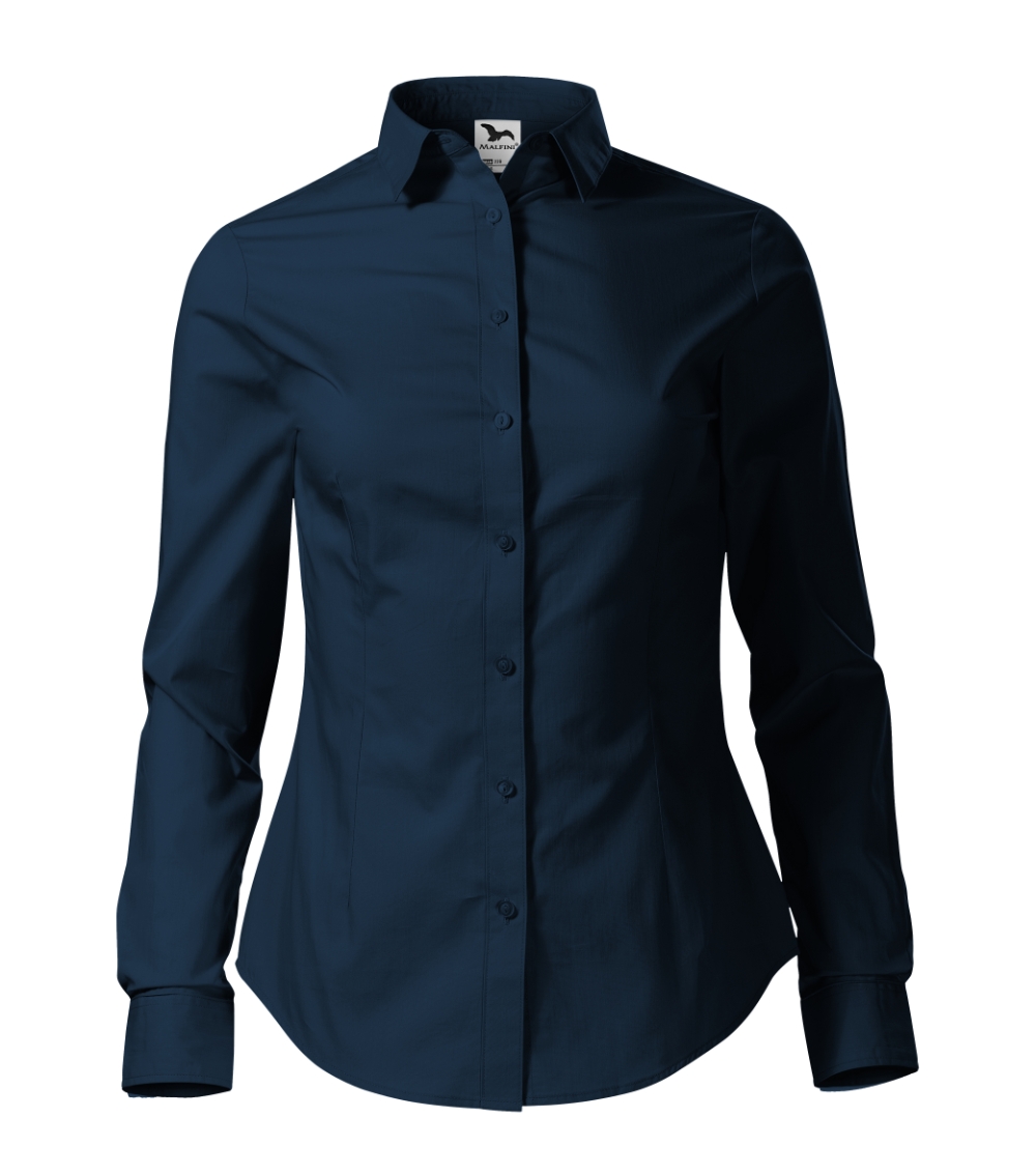 Koszula damska Style LS P028907F granatowy