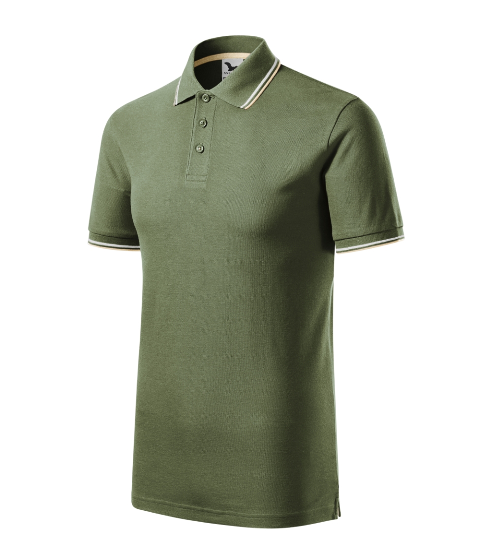 Koszulka polo męska Focus P044124F khaki