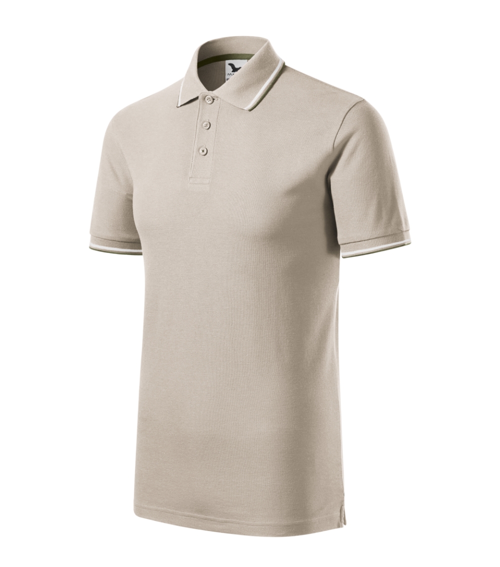 Koszulka polo męska Focus P044124F lodowo siwy