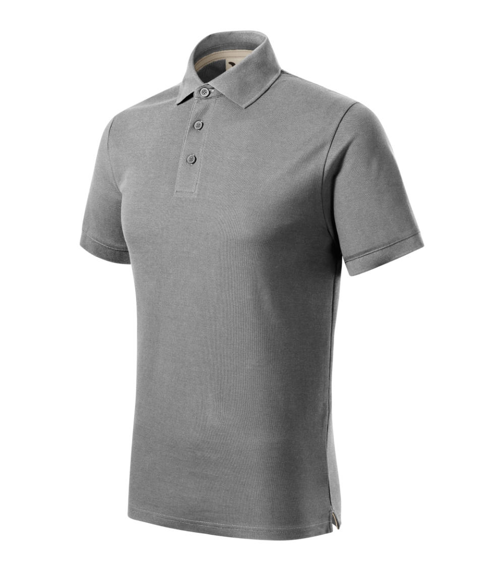 Koszulka polo męska Prime (GOTS) P084728F siwoszary