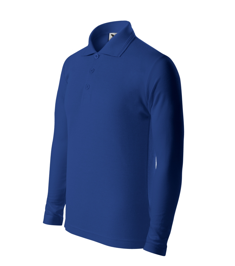 Koszulka polo dziecięca Pique Polo LS P066814F chabrowy