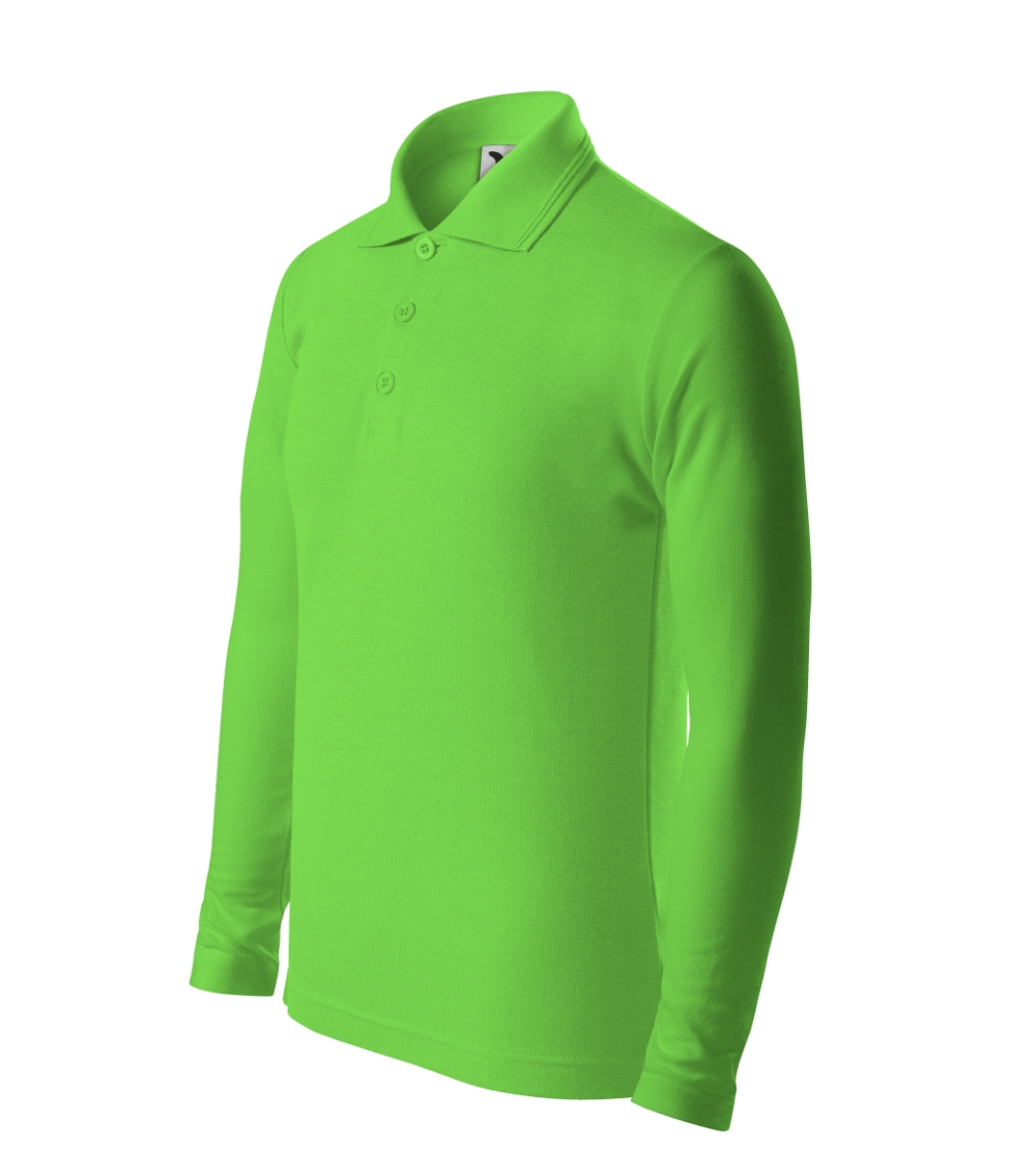 Koszulka polo dziecięca Pique Polo LS P066814F green apple