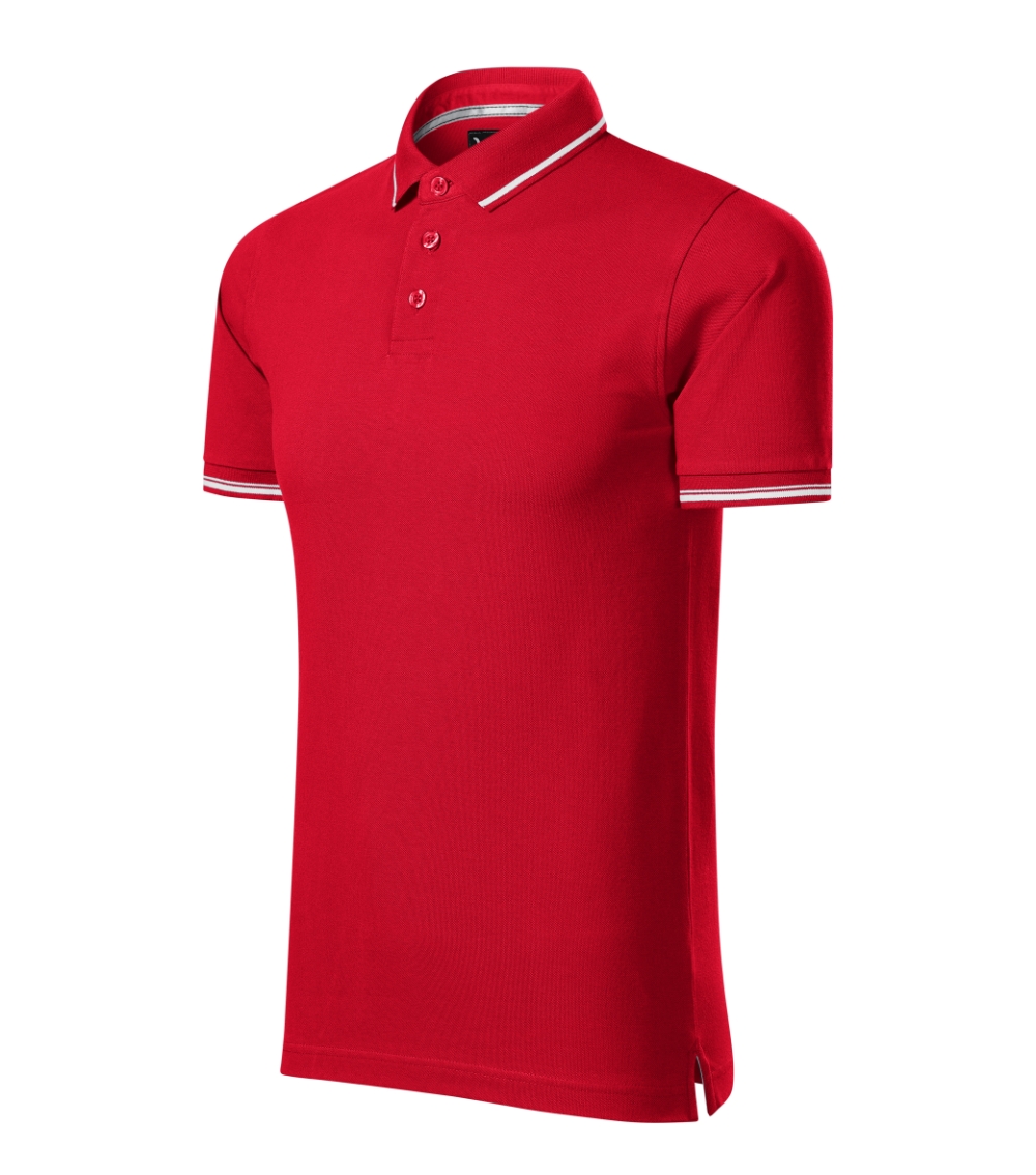 Koszulka polo męska Perfection plain P026519F formula red
