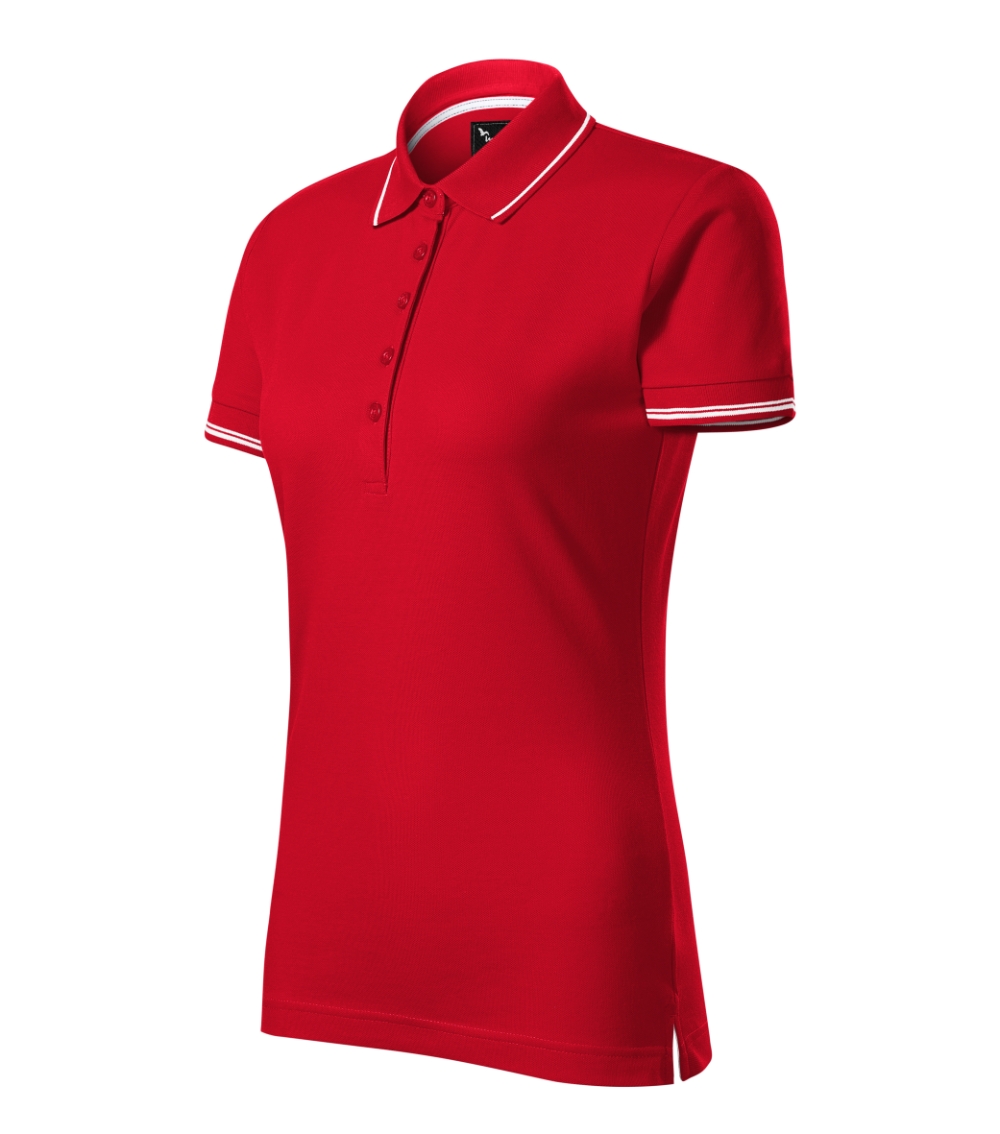 Koszulka polo damska Perfection plain P029173F formula red