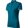 Koszulka polo damska Perfection plain P029173F petrol blue