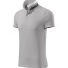 Koszulka polo męska Collar Up P025328F silver gray