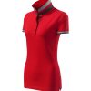 Koszulka polo damska Collar Up P027897F formula red