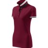Koszulka polo damska Collar Up P027897F garnet