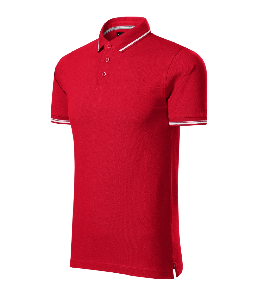 Koszulka polo męska Perfection plain P093608F formula red