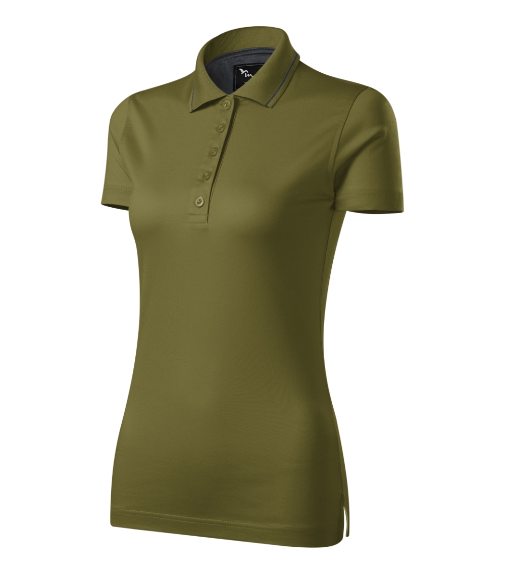 Koszulka polo damska Grand P029700F zieleń avocado