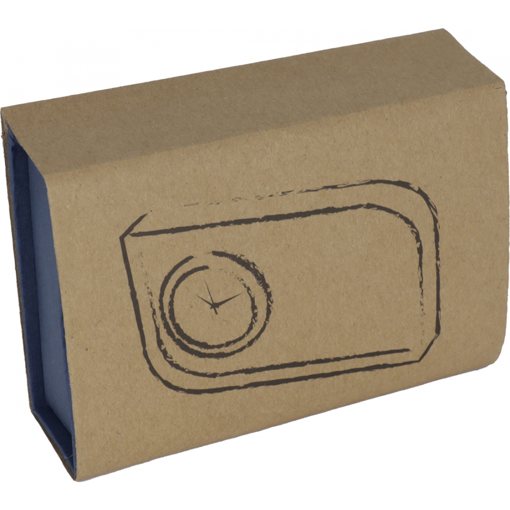 Szklany blok z zegarem P084909K