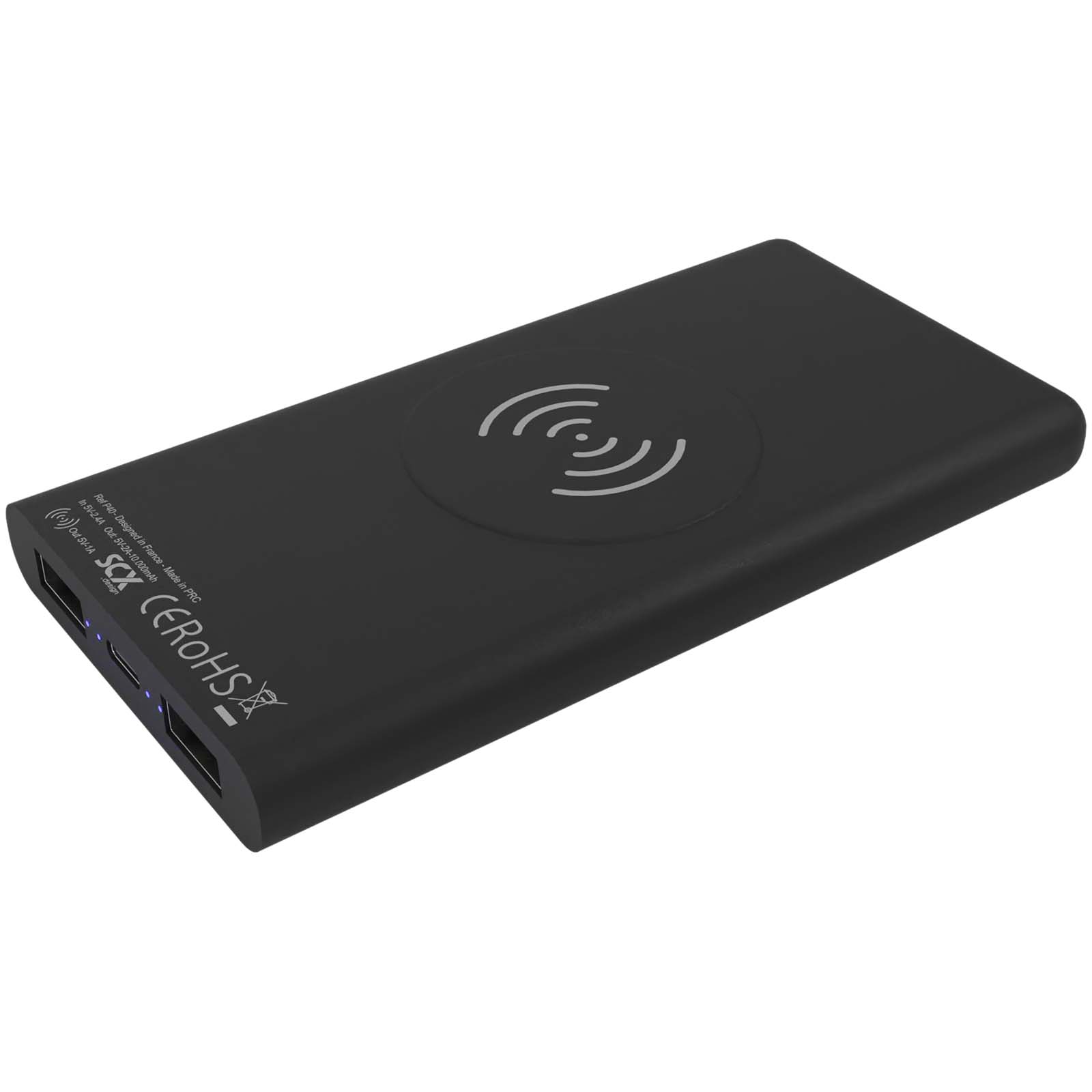 SCX.design P40 podświetlany bezprzewodowy powerbank 10 000 mAh P099971C 2 SCX.design P40 podświetlany bezprzewodowy powerbank 10 000 mAh P099971C