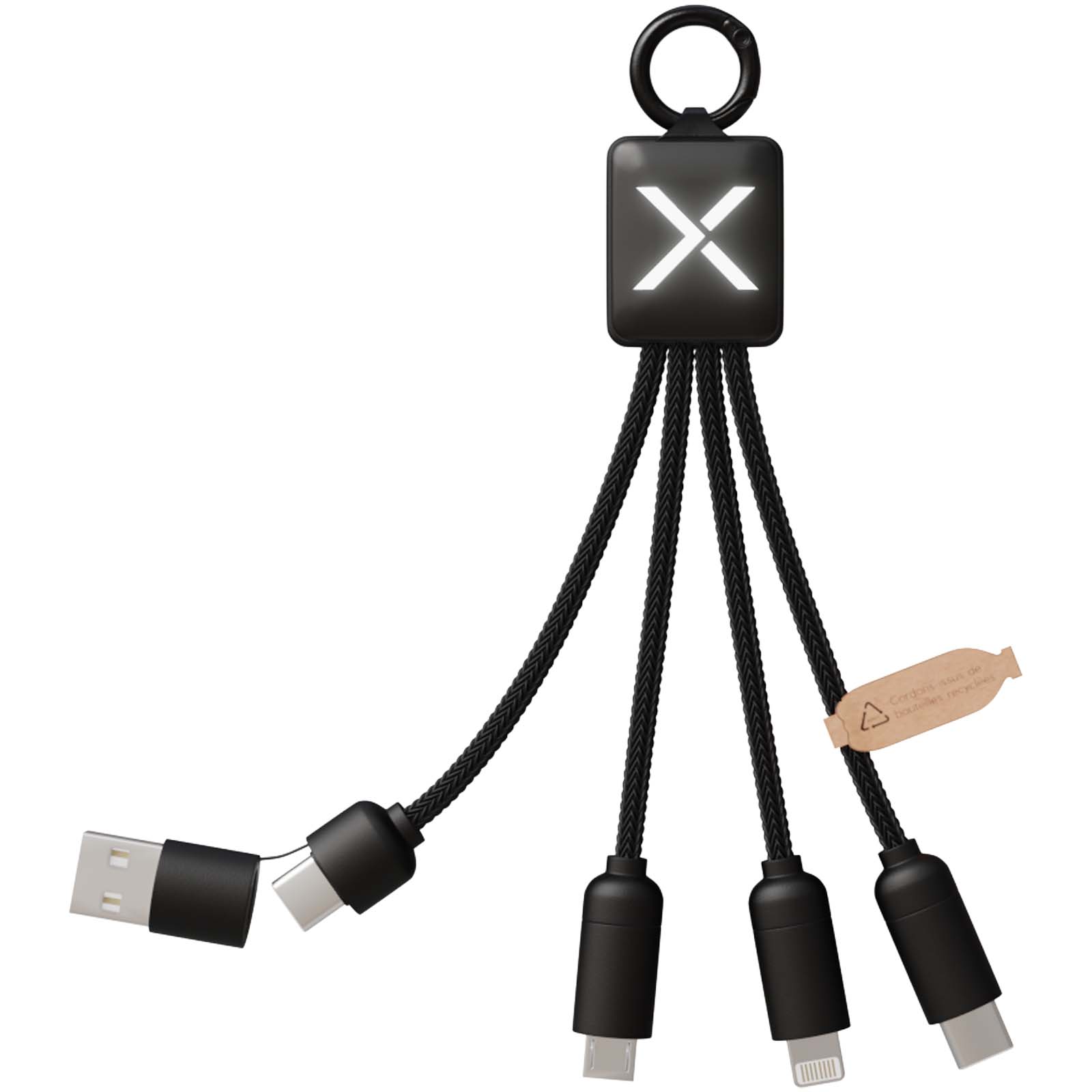 SCX.design C13 kabel do ładowania 5 w 1 o mocy 15 W P099981C