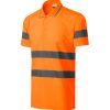 Koszulka polo unisex HV Runway P029442F fluorescencyjny pomarańczowy