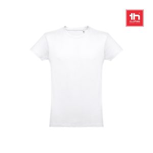 THC LUANDA WH. T-shirt męski z bawełny rurkowej. Kolor biały P032108S ST-30101-W