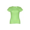 THC SOFIA. Damska koszulka bawełniana taliowana P032316S jasnozielony