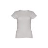 THC SOFIA. Damska koszulka bawełniana taliowana P032316S jasnoszary