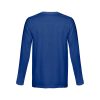 THC BUCHAREST. Męski t-shirt z długim rękawem P032750S szafirowy