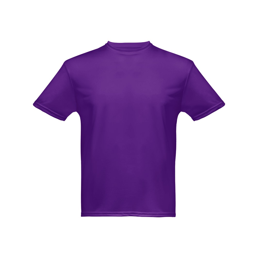 THC NICOSIA. Męski sportowy t-shirt P032817S purpurowy