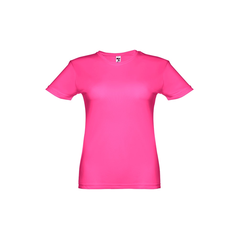 THC NICOSIA WOMEN. Damski sportowy t-shirt P032845S opalizujący różowy