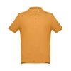 THC ADAM. Męska bawełniana koszulka polo z krótkim rękawem P032885S ciemny żółty THC ADAM. Męska bawełniana koszulka polo z krótkim rękawem P032885S ciemny żółty