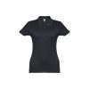 THC EVE. Damski polo t-shirt P033047S czarny