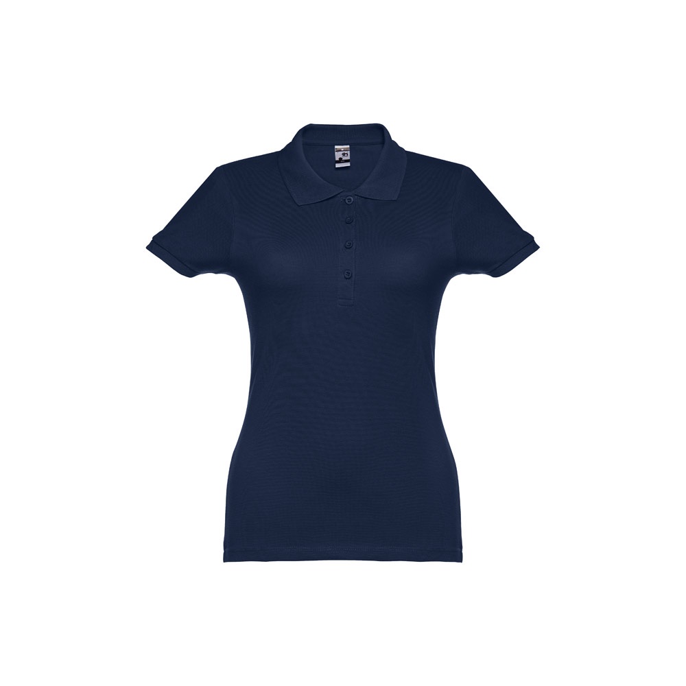 THC EVE. Damski polo t-shirt P033047S granatowy