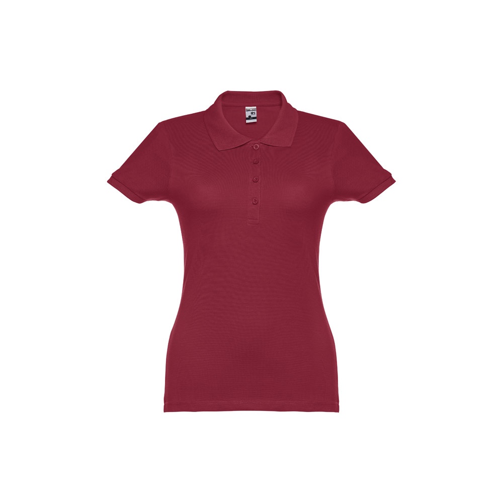 THC EVE. Damski polo t-shirt P033047S burgund