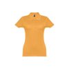 THC EVE. Damski polo t-shirt P033047S ciemny żółty