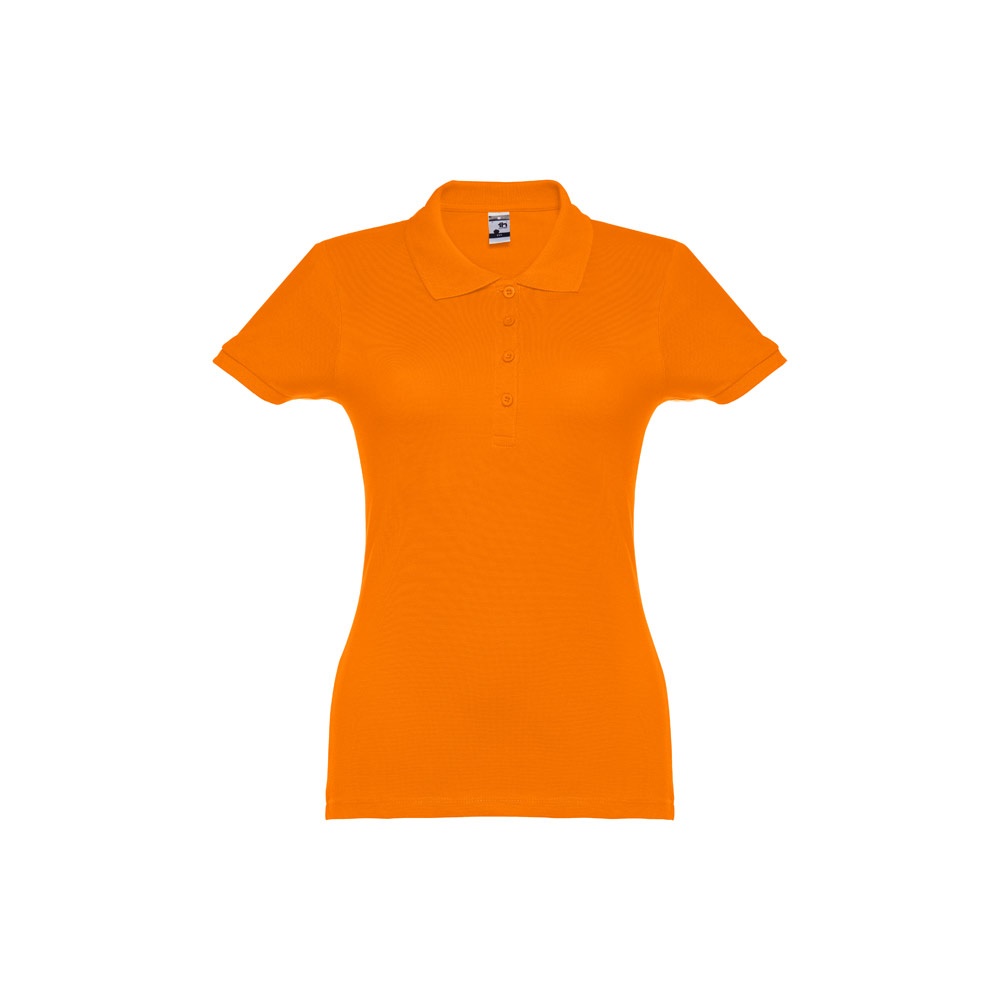 THC EVE. Damski polo t-shirt P033047S pomarańczowy